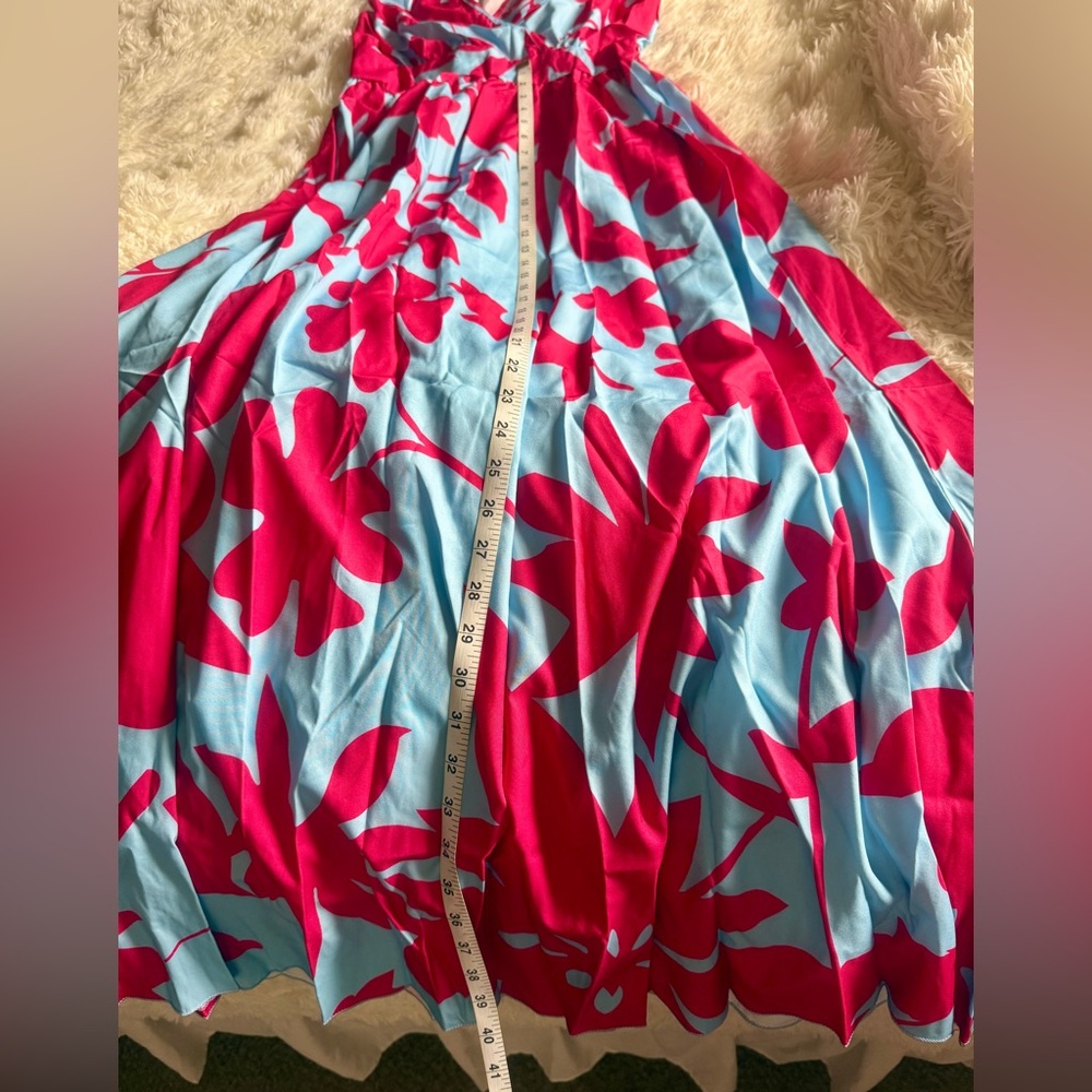 NWOT Floral Maxi Dress w Pockets (S) - Picture 11 of 11